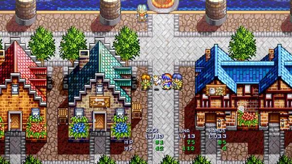 Момент активного игрового действия LUNAR Remastered Collection