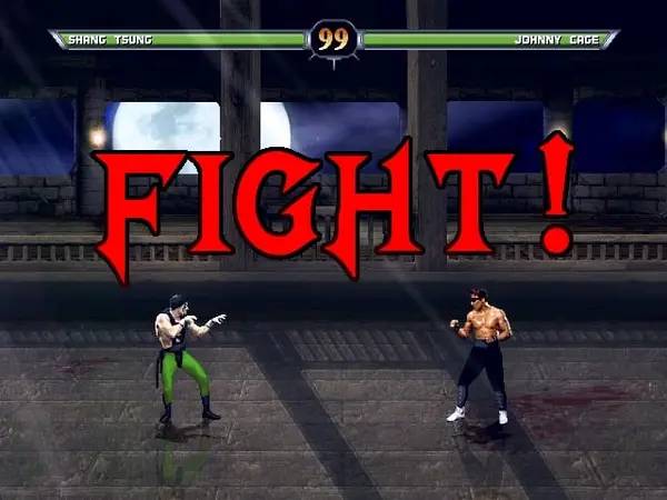 Момент активного игрового действия M.U.G.E.N Mortal Kombat Ultimate HD