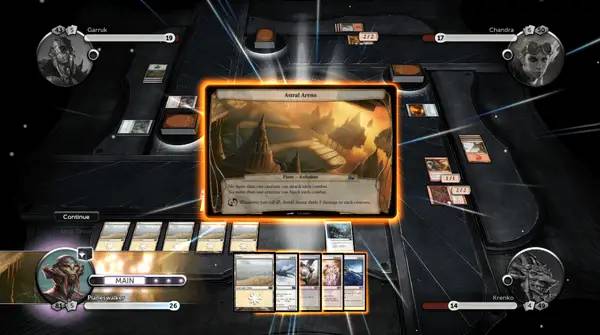 Момент активного игрового действия Magic  The Gathering - Duels of the Planeswalkers 2013