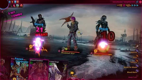 Момент активного игрового действия Malice and Greed