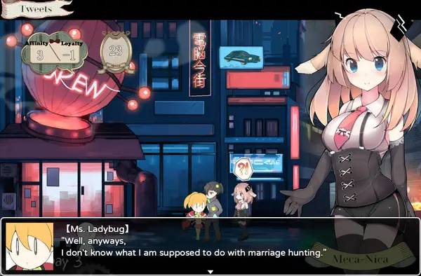 Момент активного игрового действия MECHANICA A Ballad of the Rabbit and Mercury