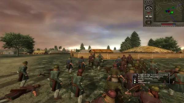 Момент активного игрового действия Medieval 2  Total War Kingdoms - Wrath of the Norsemen