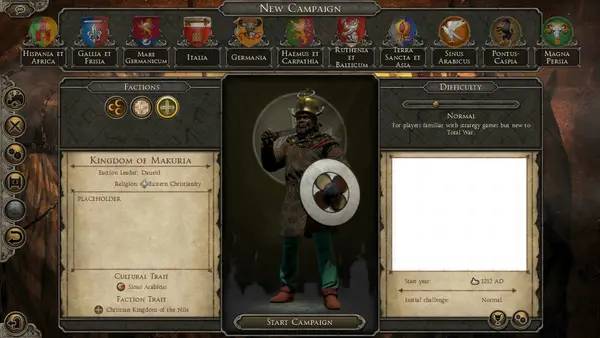 Момент активного игрового действия Medieval Kingdoms Total War (Attila Version)