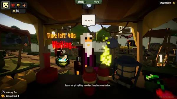 Момент активного игрового действия Medieval Shopkeeper Simulator