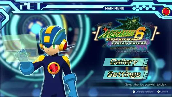 Момент активного игрового действия Mega Man Battle Network Legacy Collection Vol. 2