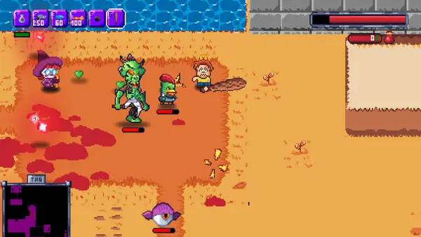 Момент активного игрового действия Megalotrain