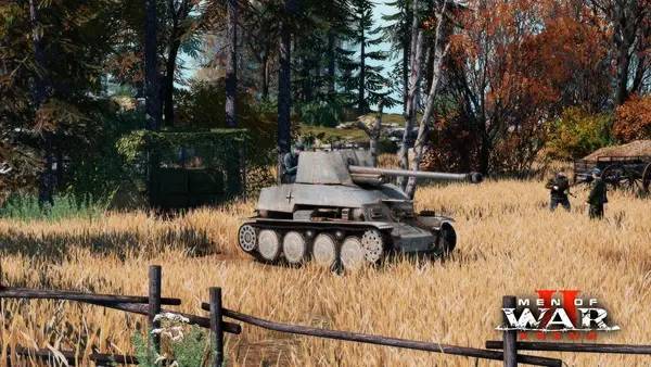 Момент активного игрового действия Men of War 2 Arena