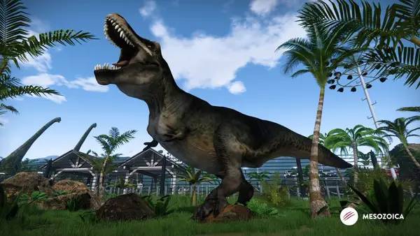 Момент активного игрового действия Mesozoica