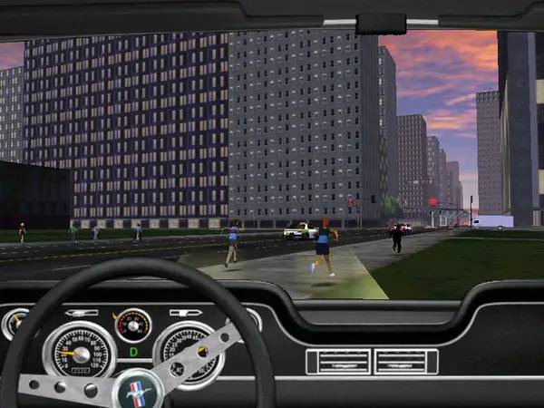 Момент активного игрового действия Midtown Madness