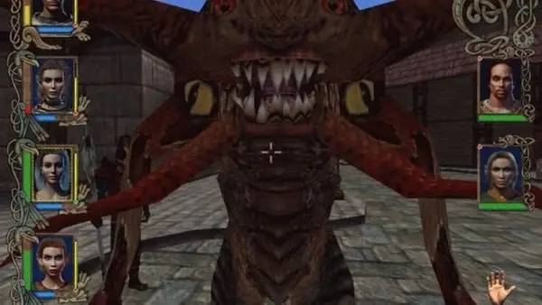 Момент активного игрового действия Might and Magic 9