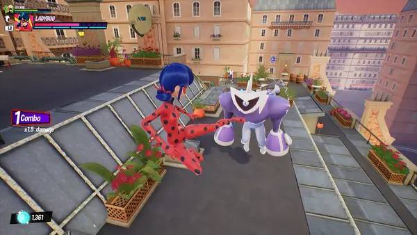 Момент активного игрового действия Miraculous - Paris Under Siege