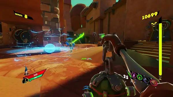 Момент активного игрового действия Mist Hunter