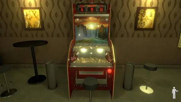 Момент активного игрового действия MoneyFalls - Coin Pusher Simulator