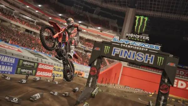 Момент активного игрового действия Monster Energy Supercross 25 - The Official Video Game