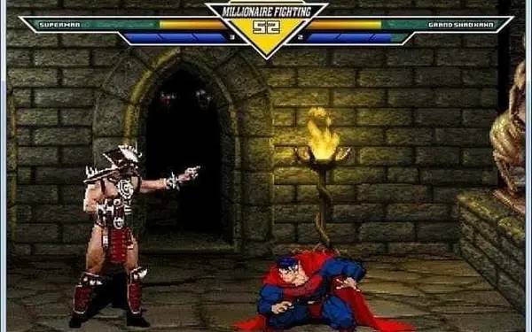 Момент активного игрового действия Mortal Kombat M.U.G.E.N Revolution