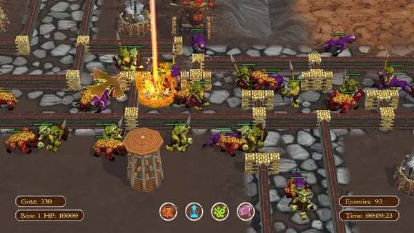 Момент активного игрового действия Mortals and Monsters Blood Orc