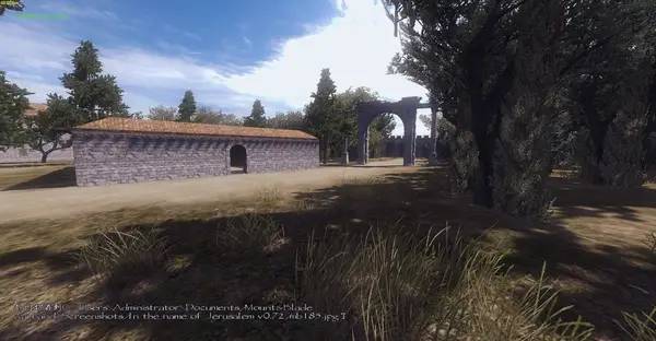 Момент активного игрового действия Mount & Blade  Warband - In the name of Jerusalem