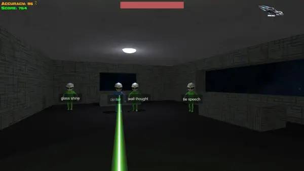 Момент активного игрового действия My Typing Skill