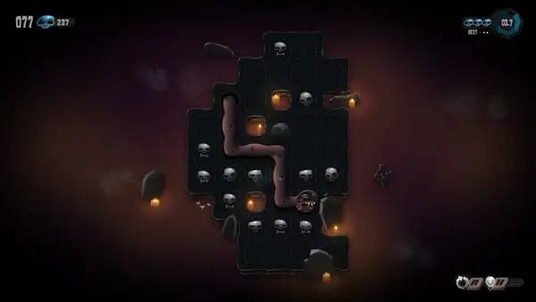 Момент активного игрового действия NecroWorm