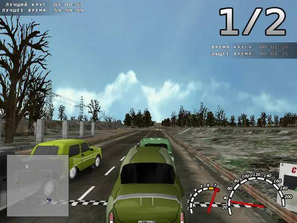 Момент активного игрового действия Need For Russia 2 Сделано в России