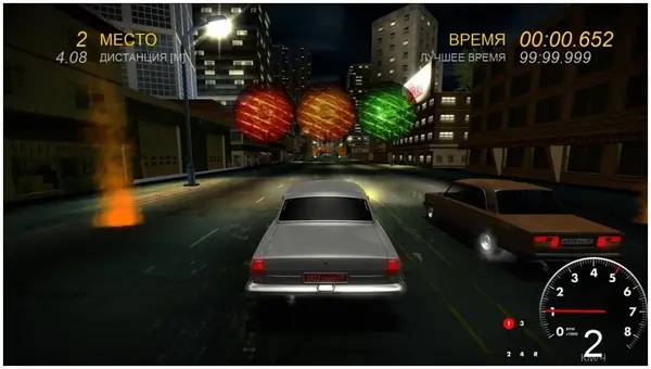 Момент активного игрового действия Need for Russia 4 Белые ночи