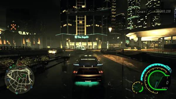 Момент активного игрового действия Need for Speed Underground 2 Remastered