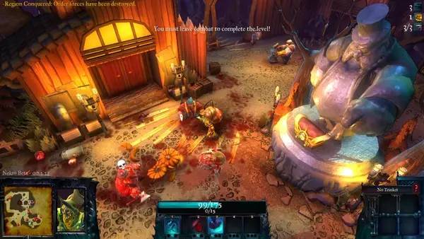 Момент активного игрового действия Nekro