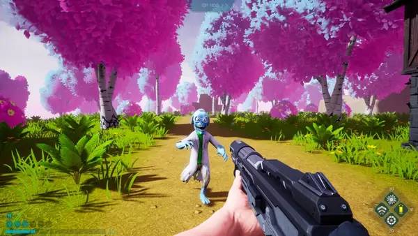 Момент активного игрового действия Neon Horizon Eclipse