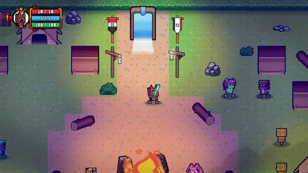 Момент активного игрового действия NETHER DUNGEONS