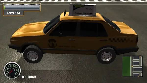 Момент активного игрового действия New York Taxi Simulator
