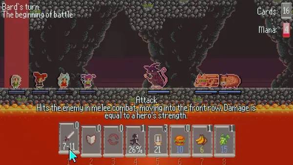 Момент активного игрового действия Nexoria Dungeon Rogue Heroes