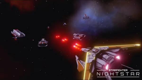 Момент активного игрового действия NIGHTSTAR