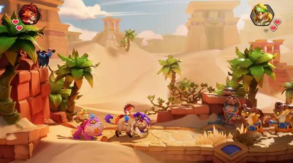 Момент активного игрового действия Nikoderiko The Magical World