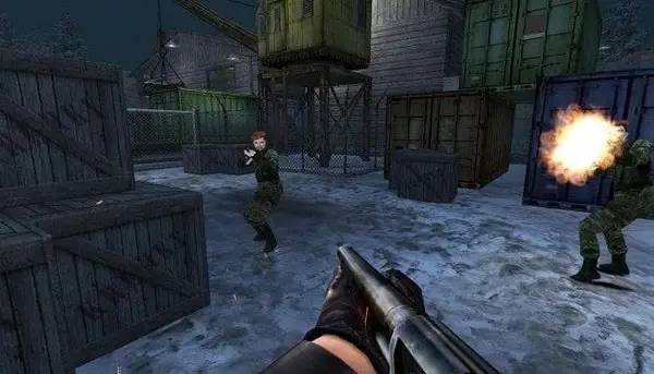 Момент активного игрового действия No One Lives Forever 2  Contract J.A.C.K.