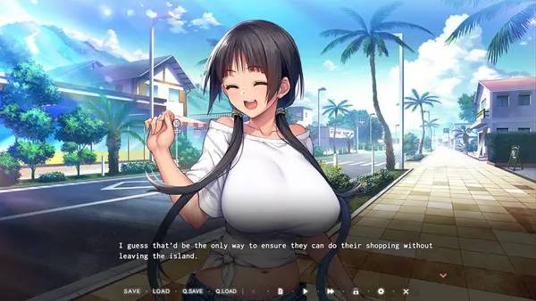 Момент активного игрового действия NYO-NIN-JIMA -My New Life in Charge of a Tropical Island-