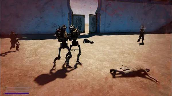 Момент активного игрового действия One against the wind