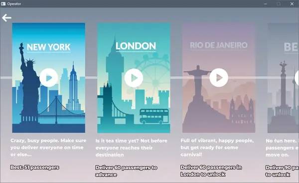 Момент активного игрового действия Operator Elevator