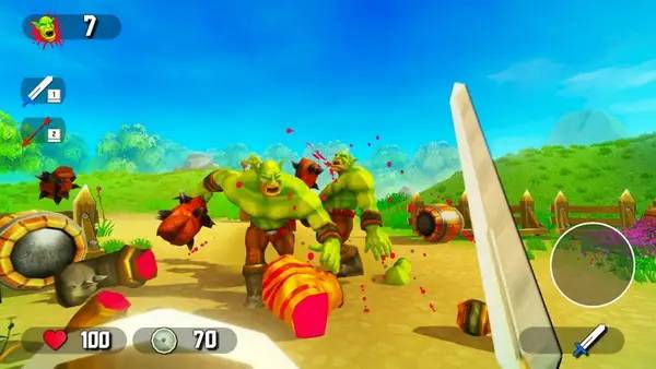 Момент активного игрового действия Orc Raid