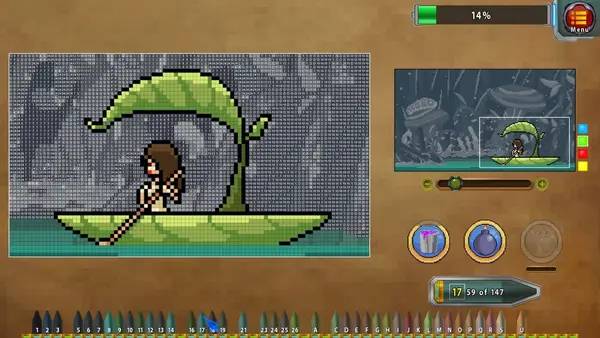 Момент активного игрового действия Paint By Numbers