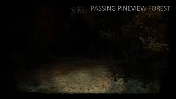 Момент активного игрового действия Passing Pineview Forest