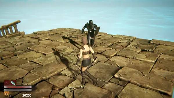 Момент активного игрового действия Path of Redemption