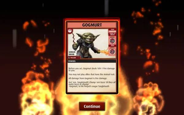 Момент активного игрового действия Pathfinder Adventures