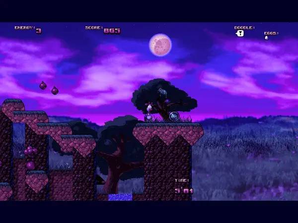 Момент активного игрового действия Pekka kana 2