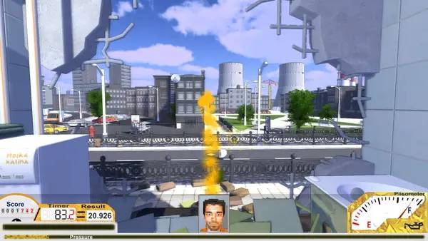 Момент активного игрового действия PiiSim