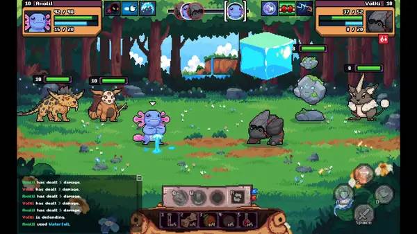 Момент активного игрового действия Portal Fantasy