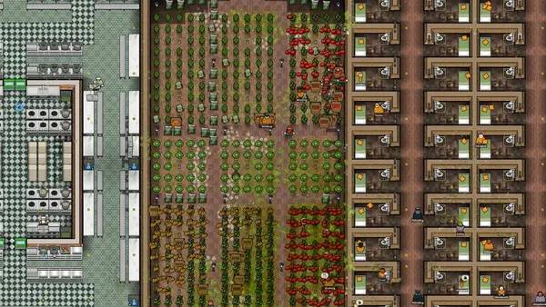 Момент активного игрового действия Prison Architect - Going Green