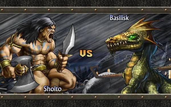 Момент активного игрового действия Puzzle Quest 2