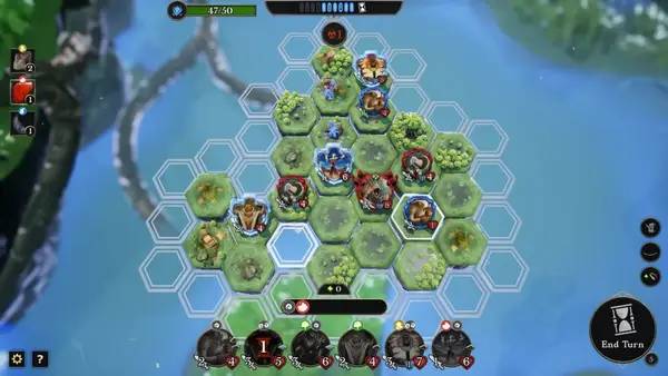 Момент активного игрового действия Quinterra