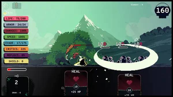 Момент активного игрового действия Racine