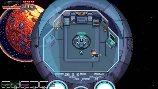 Момент активного игрового действия Reality Core